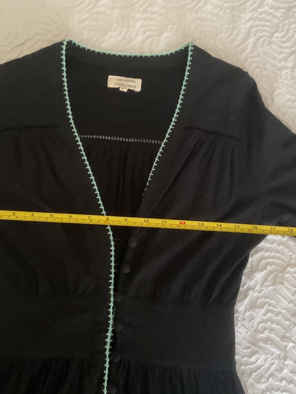 NWOT Chasing Unicorns 🌴 Night Palm dress Small - Picture 13 of 13